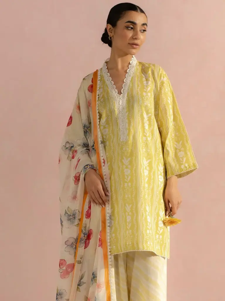 COCO by Zara shahjahan MOST DEMANDING EDITION  03PCS UNSTITCHED SUIT  FABRIC (SHIRT).....SILK (DUPATTA).... SILK (TROUSER).... SILK DETAILS👇  ✔️ HEAVY EMBROIDERY neck patch ✔️ SILK DIGITAL PRINT DUPATTA 4 side EMBROIDERED  ✔️ SHAMOZ SILK DIGITAL PRINT FRONT  ✔️ SHAMOZ SILK DIGITAL PRINT BACK ✔️ SHAMOZ SILK DIGITAL PRINT SLEVEES ✔️ SILK TROUSER