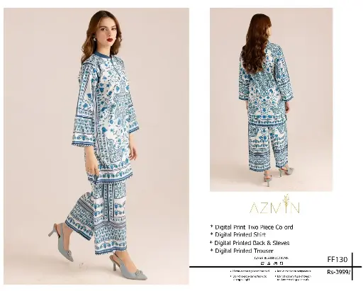 Azmin 2-Piece Printed Cord Set - Perfect for Casual Wear Use