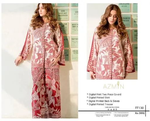 Azmin 2-Piece Printed Cord Set - Perfect for Casual Wear Use